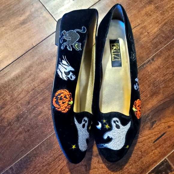 Pritzi Shoes - Vintage Halloween Flats, sz 10 🎃
